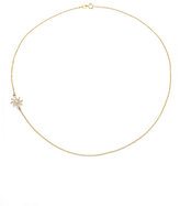 Thumbnail for your product : Mizuki Diamond & 14K Yellow Gold Side Sunburst Necklace