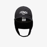 Thumbnail for your product : Fendi Black logo baseball cap