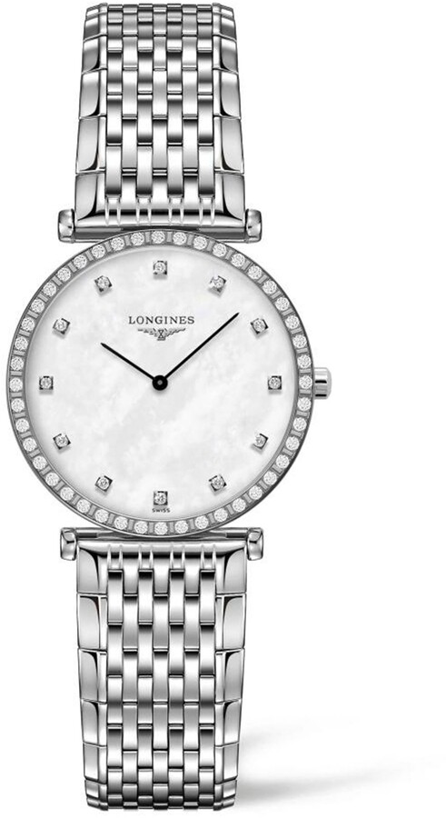 Longines La Grande Classique de Diamond Bracelet Watch, 28mm - ShopStyle