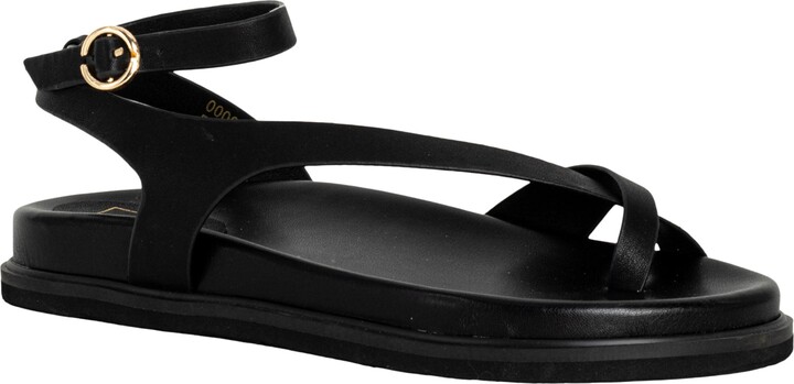 SHUSHOP Berry Ankle Strap Sandal
