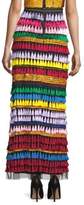 Thumbnail for your product : Alice + Olivia Merrill Embellished Rainbow Maxi Skirt