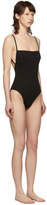 Thumbnail for your product : Haight Black Crepe Marcella One-Piece Swimsuit