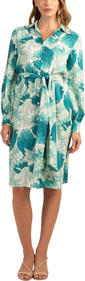 Trina Turk Global Silk Midi Dress ShopStyle