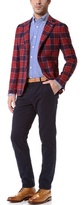 Thumbnail for your product : Gant Plaid 3/2 Roll Blazer