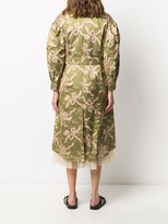 Thumbnail for your product : Simone Rocha Patterned Single-Breasted Peacoat