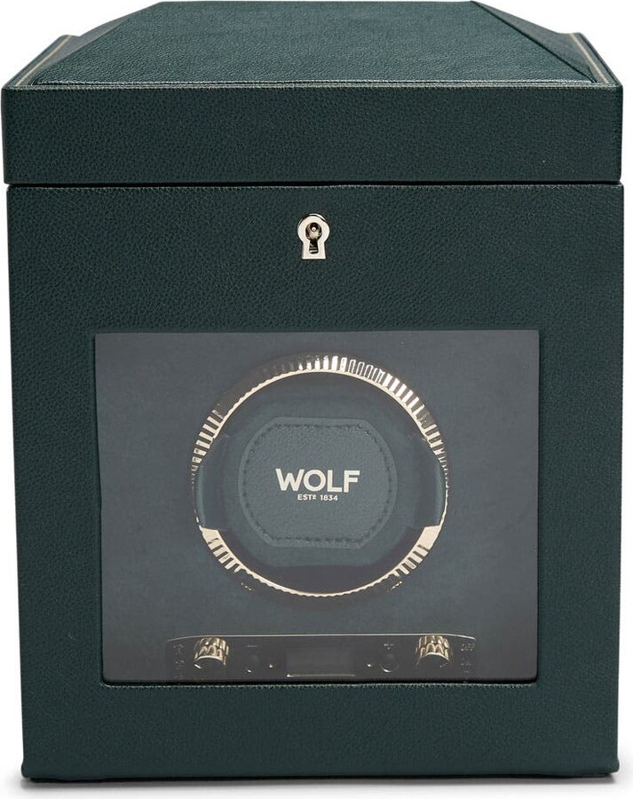 Wolf British Racing Single Watch Winder with Storage