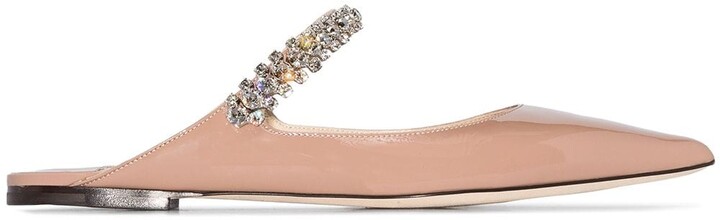 embellished flats shoes