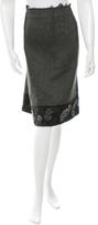 Thumbnail for your product : Marni Embellished Wool Skirt