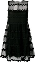 Thumbnail for your product : RED Valentino Tulle Tiered Mini-Dress