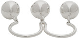 Thumbnail for your product : Ami Alexandre Mattiussi Silver Bells Double Ring