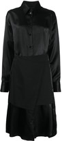 Thumbnail for your product : MM6 MAISON MARGIELA Apron Detailed Shirt Dress