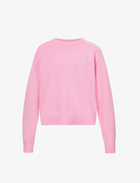 Thumbnail for your product : Me And Em Scoop-neck saddle-shoulder wool and cashmere-blend jumper