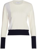 Thumbnail for your product : Naadam Colorblocked Crewneck Cashmere Sweater