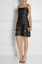 Thumbnail for your product : Marc Jacobs Tiered silk-satin mini dress
