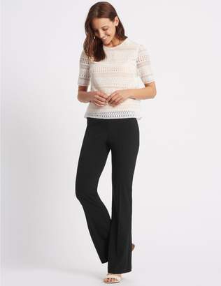 Marks and Spencer 4 Way Stretch Slim Bootcut Trousers
