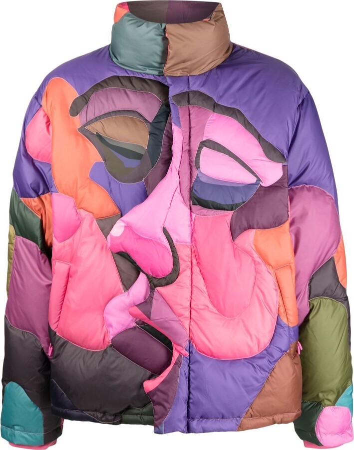 KidSuper Kissing Puffer jacket - ShopStyle