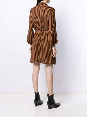 Liu Jo striped long sleeve dress