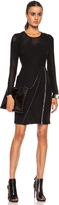 Thumbnail for your product : Yigal Azrouel Linear Tulle Wool-Blend Dress
