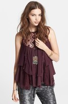 Thumbnail for your product : Free People Dobby Dots Tank
