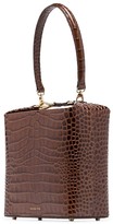 Thumbnail for your product : REJINA PYO Lucie crocodile-effect box bag