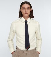Thumbnail for your product : Gucci Silk tie with bee Web