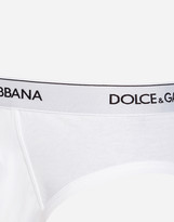 Thumbnail for your product : Dolce & Gabbana Bi-Pack Mid Briefs In Stretch Cotton