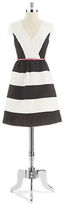 Thumbnail for your product : Jax STUDIO Textured Striped Dress