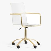 Thumbnail for your product : Pottery Barn Teen Paige Acrylic Swivel Desk Chair
