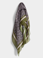 Thumbnail for your product : Ichi Large floral heart scarf