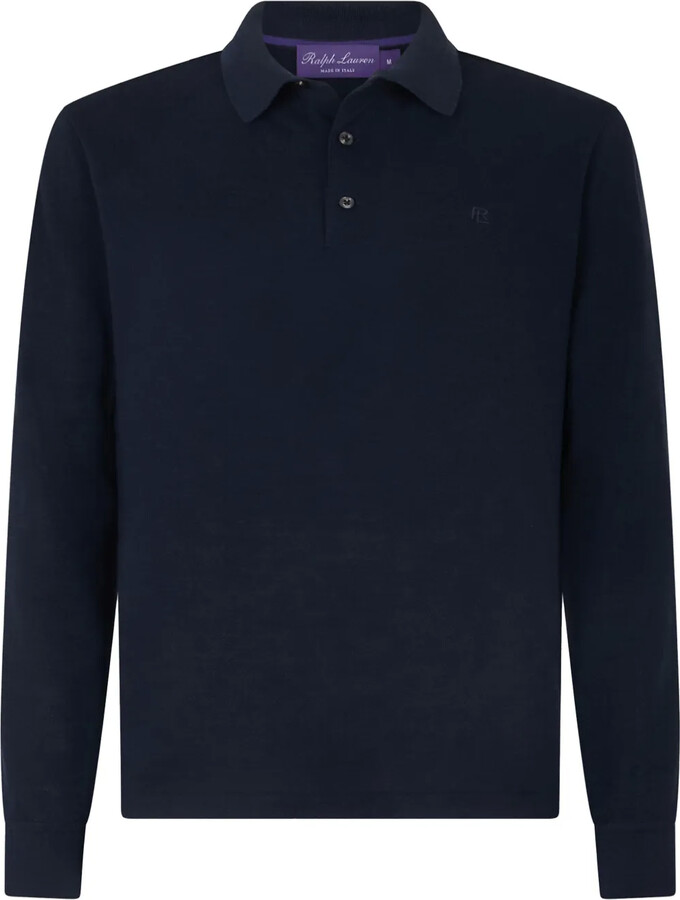 Ralph Lauren Purple Label Logo-Embroidered Polo Shirt