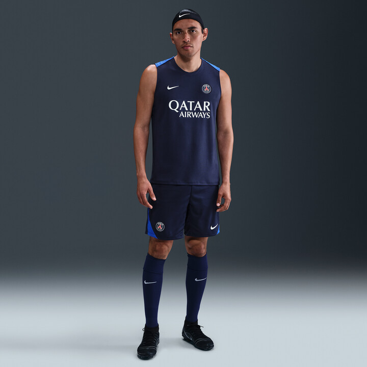 Paris Saint-Germain Strike Nike Men's Dri-FIT Soccer Knit Shorts in Blue | HJ6756-410