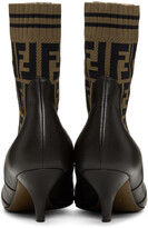 Thumbnail for your product : Fendi Brown 'Forever Fendi' Rockoko Boots