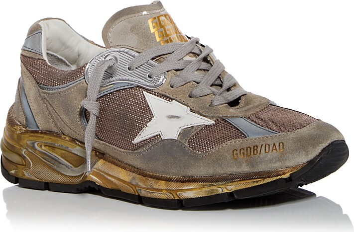 【関税込み】GOLDEN  RUNNING DAD' SNEAKERS Golden Goose Running Dad Sneaker in Grey/Silver/White
