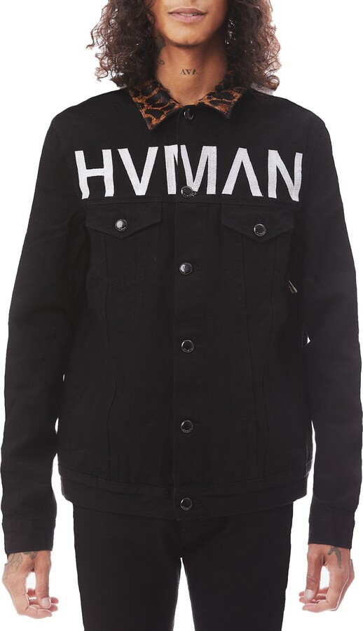 HVMAN MK1 Stripe Denim Trucker Jacket