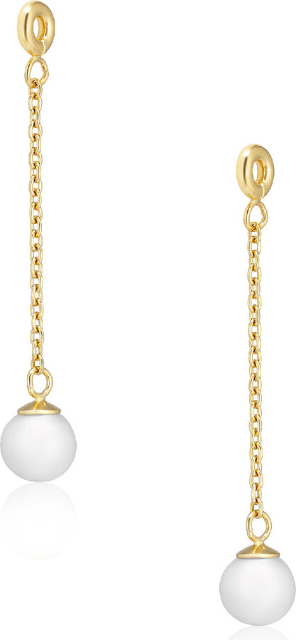 Alura Copenhagen Jewellery White / Gold Ocean Behind Ear With Pearl