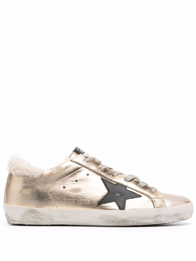 Golden Goose Gold Sneakers Shop The World S Largest Collection Of Fashion Shopstyle