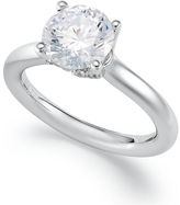 Thumbnail for your product : Hearts.Arrows.TogetherTM Diamond Ring, 14k White Gold Certified Diamond Engagement Ring (1 ct. t.w.)