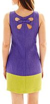 Thumbnail for your product : JCPenney Colorblock Cutout Sheath Dress