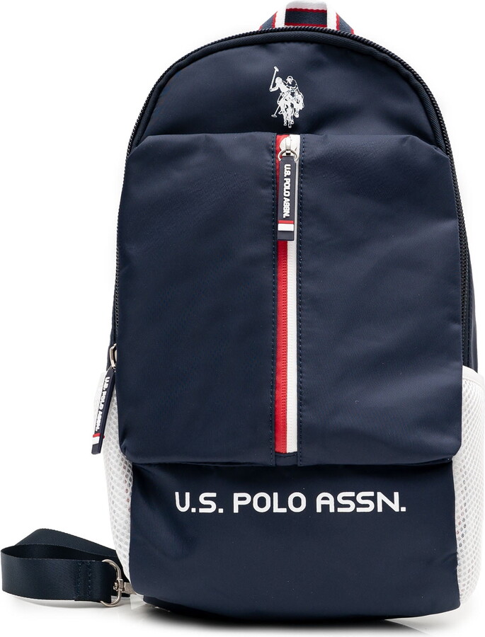 U.S. Polo Assn. Unisex Large Sling Bag, Navy