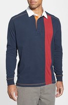 Thumbnail for your product : Cutter & Buck 'Grayson' Rugby Stripe Long Sleeve Polo Shirt