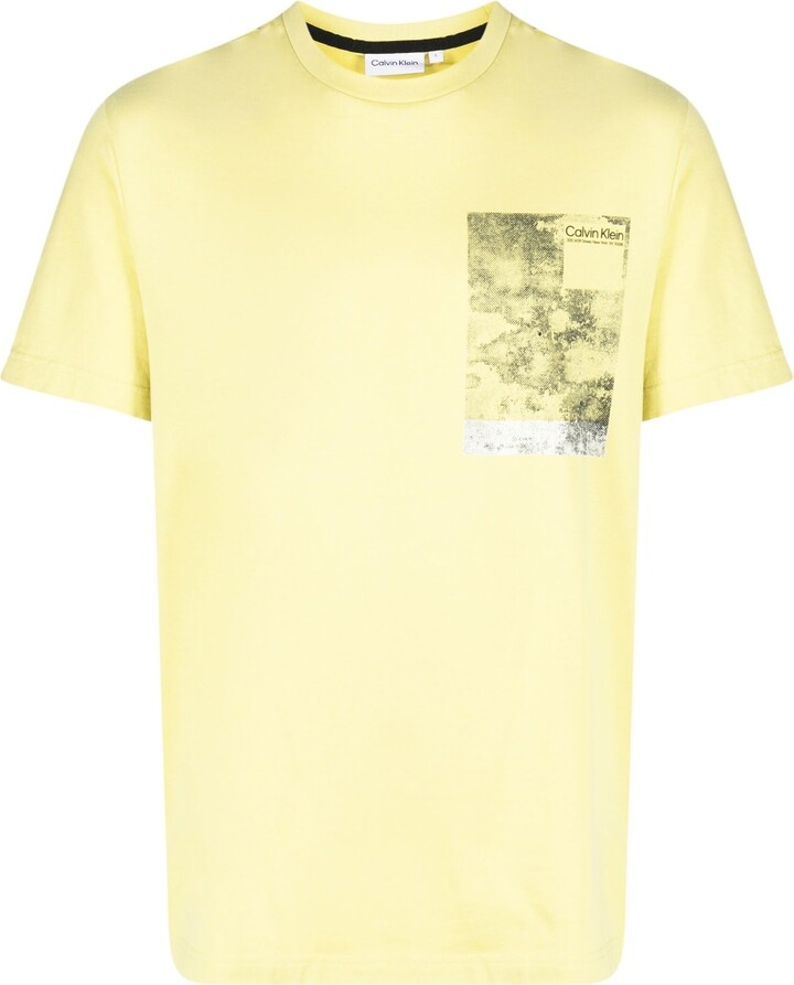 Calvin Klein Men's Yellow Shirts | ShopStyle