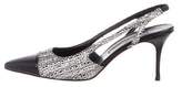 Thumbnail for your product : Manolo Blahnik Tweed Slingback Pumps