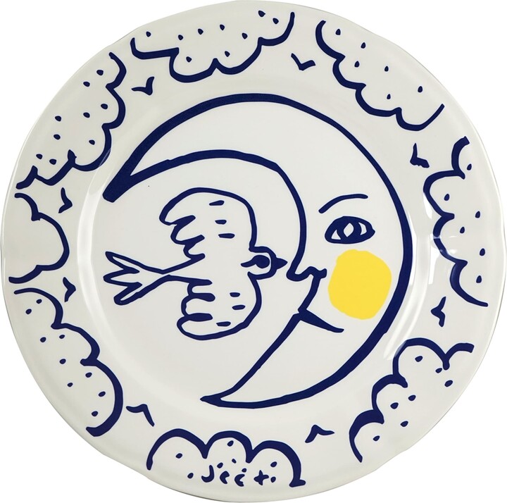 Gien Set of 6 L'Archipel Sentimental Dinner Plates