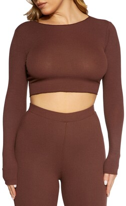 Naked Wardrobe Women's Long Sleeve Tops | Shop the world's largest 