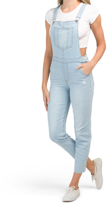juniors jean overalls