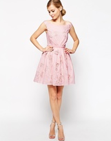 Thumbnail for your product : ASOS COLLECTION Prom Dress With Floral Embroidery