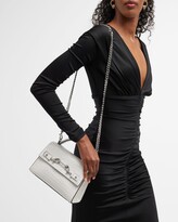 Thumbnail for your product : Rebecca Minkoff Lou Moc-Croc Top-Handle Bag