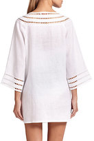 Thumbnail for your product : Tory Burch Cutout Linen Tunic