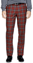 Thumbnail for your product : Brooks Brothers Milano Fit Tartan Dress Trousers