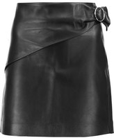 Iro Embellished Leather Mini Skirt 